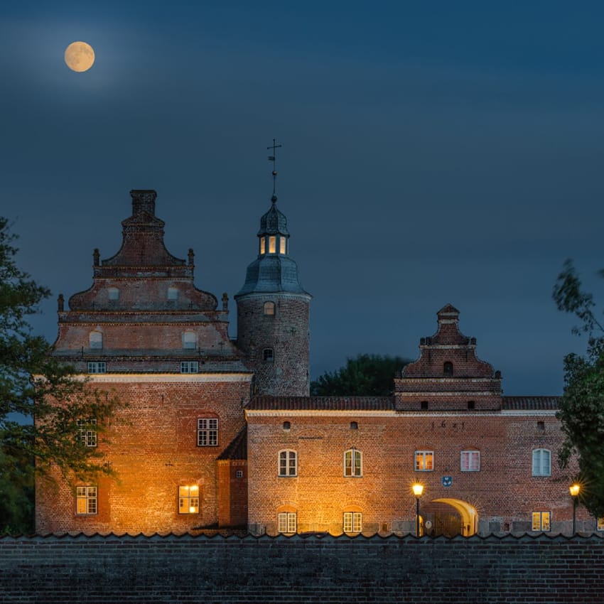 Hyggeligt ophold for 2 hos Broholm Slot