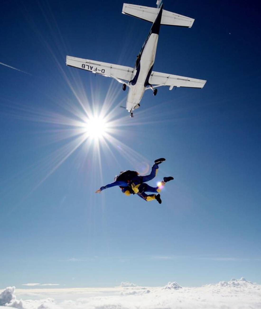 Tandemsprung im Allgäu bei Skydive Nuggets