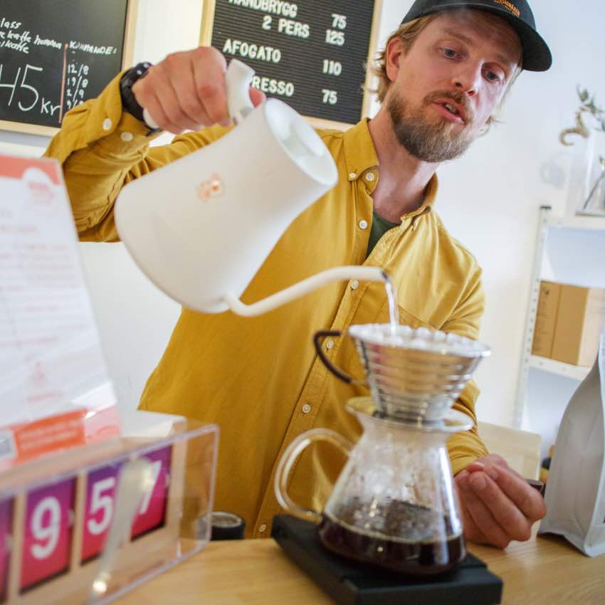 Kaffeprovning i Stockholm hos Kaffemissionären