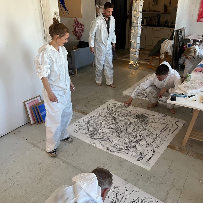 Kunst med hele kroppen hos Sofie Due