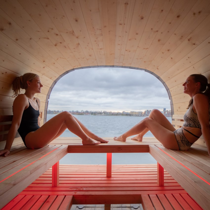 svag Konsekvenser musikkens Oplev sauna med udsigt over København hos Hottub Copenhagen
