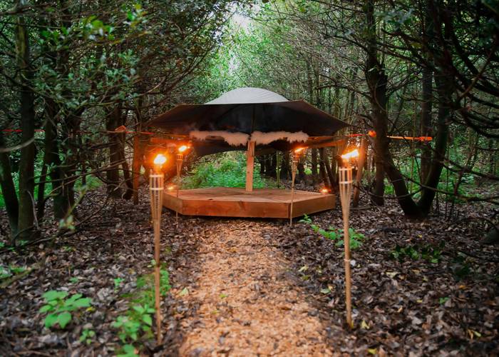 Tree Tents ophold hos Thorseng Nature Resort