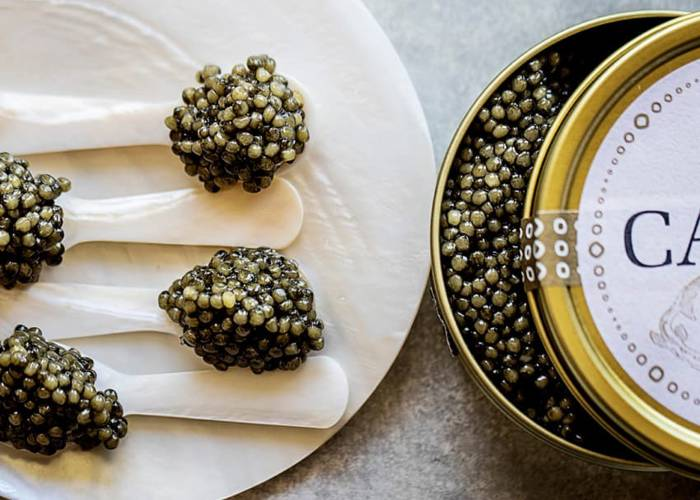 Deluxe vin- & caviarsmagning på Stokkebye Vingård