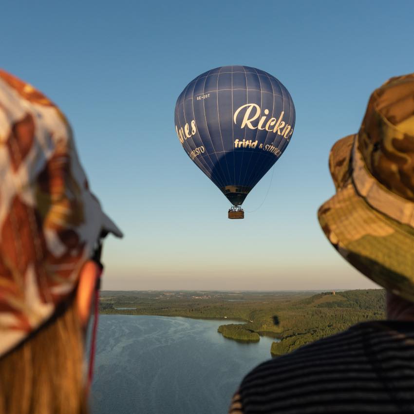Ballonflyvning over Jylland