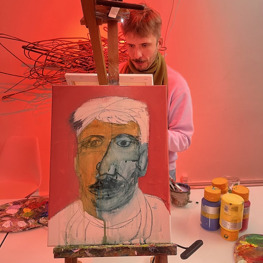 Portrætmaling & Cocktails hos Bien Contemporary