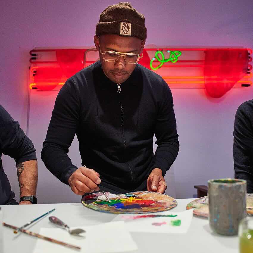 Abstrakt maling & Cocktails hos Bien Contemporary