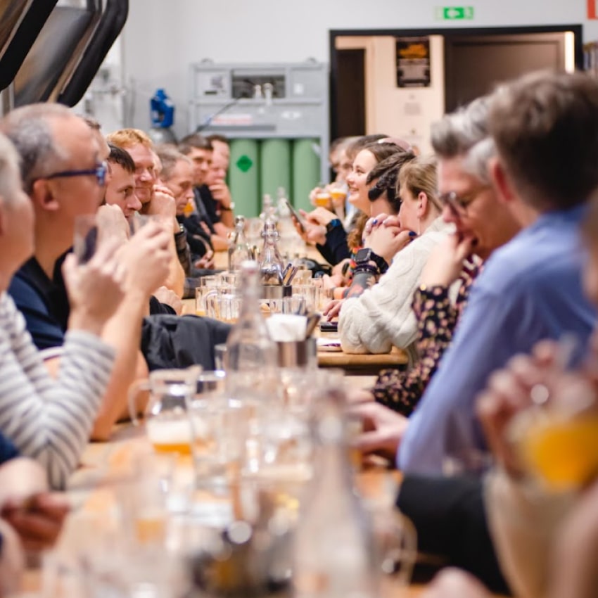 Ölprovning och bryggerivisning på Hyllie Bryggeri
